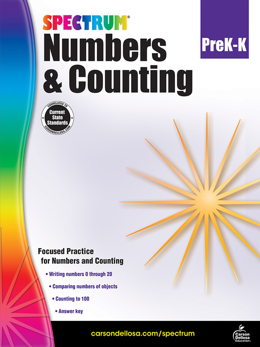 Title details for Numbers & Counting, Grades PK--K by Spectrum - Available